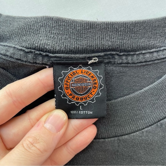 Harley-Davison Vintage 1998 Graphic T-Shirt Large - Picture 10 of 11